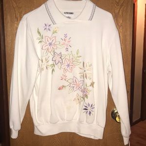 Alfred Dunner Sweaters - Floral sweatshirt Alfred Dunner Sweaters - Floral sweatshirt